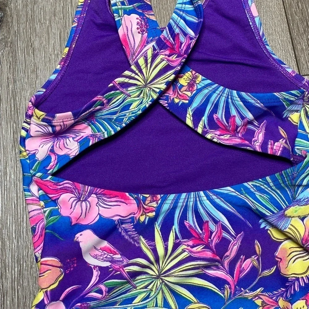 The Children’s Place Girl Swimsuit One Piece Purple Size S (5/6)
